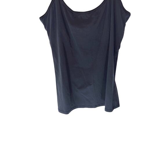 Pact Black Built-in Shelf Bra Camisole Tank Top Basic Closet Staple Size XL - Picture 8 of 11